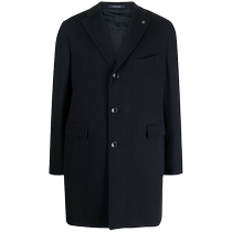 Tagliatore mens single-breasted wool coat FARFETCH