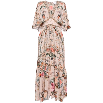 Mme Camilla Flower Printing Silk Dress FARFETCH