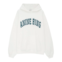 Anine Bing Womens Harvey Cotton Hoodie FARFETCH