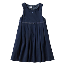 Robe enfant sans manches brodée avec nœud Familier FARFETCH