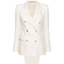 Tagliatore Womens Pinstripe Double-Breasted Suit FARFETCH