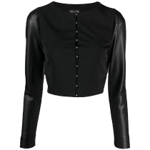 Final Sale] DEL CORE Hollowed-out Short jacket FARFETCH Fat Chic