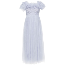 Needle Thread Womens Floral Lace Off-Shoulder Dress FARFETCH