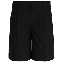 Emporio Armani Armani mens cotton wide-leg shorts FARFETCH