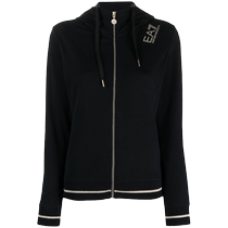 EA7 Emporio Armani Lady Core Lady zip с hoodie FARFETCH Fat Chic