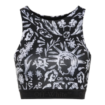 Off-White Womens Tattoo Printed Sports Top FARFETCH