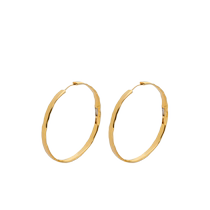 Monica Vinader Womens Siren Muse Wave Large Hoop Earrings FARFETCH