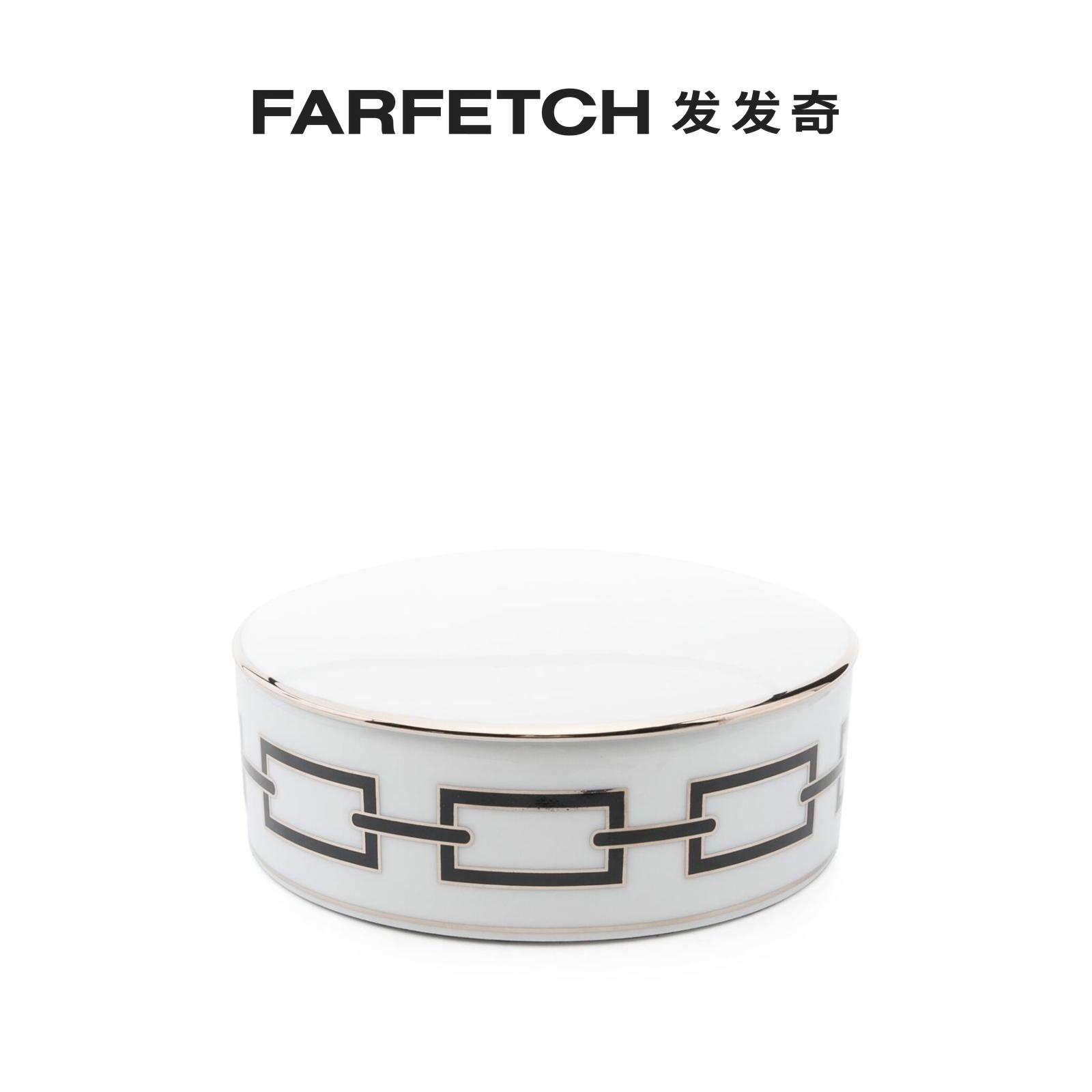 Ginori 1735 ceramic lock chain printed ornament box FARFETCH Fat Chic-Taobao