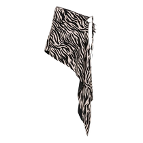 The Attico Womens Zebra Print Beach Skirt FARFETCH