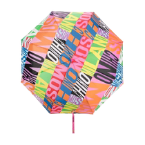Moschino unisex logo printed folding umbrella FARFETCH