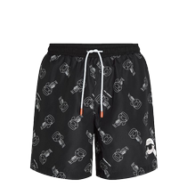 Karl Lagerfeld men Ikonik 2 0 logos printed swimsuit FARFETCH Fat Chic