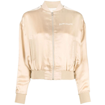 Final Sale]Palm Angels Womens Striped Bomber Jacket FARFETCH