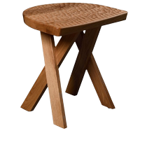 ZANAT Touch Half Moon stool FARFETCH is surprised