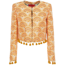 Double J Womens Bijoux matelassé piqué short jacket FARFETCH