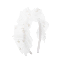 Bonpoint childrens clothing floral appliqué organza headband FARFETCH