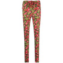 Lady Magda Butrym floral printed tight fit trousers FARFETCH Fat Chic