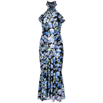 Final Sale]Philosophy Di Lorenzo Serafini Womens Floral Print Halter Neck Ultra