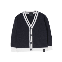Final Sale]Fay childrens two-color wool cardigan FARFETCH