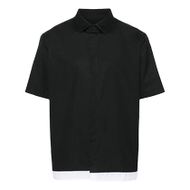 Neil Barrett Mens Loose Double Cotton Shirt FARFETCH