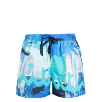 Paul Smith mens logo print swim trunks FARFETCH