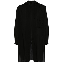 Yoji Yamamoto Mens zipper Even hat jacket FARFETCH Fat Chic
