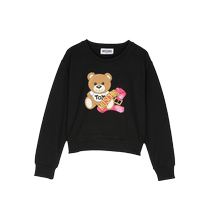 Final Sale]Moschino childrens clothing Teddy-Bear cotton sweatshirt FARFETCH