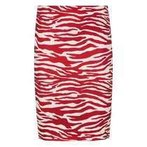 The Attico Womens Abstract Print Skirt FARFETCH