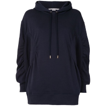 Stella Mccartney Womens Stella McCartney Oversized hoodie with gathered details