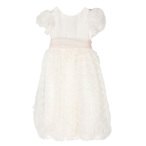 LA STUPENDERIA childrens floral appliqué silk dress FARFETCH