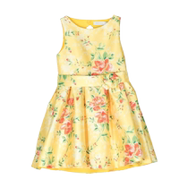 ABEL LULA childrens wear floral appliqué pleated dress FARFETCH