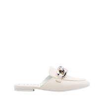 Casadei womens leather slippers with chain detail FARFETCH