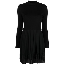 Lady Claudie Pierlot Teli Neckline Pleats Mini Dress DRESS FARFETCH Fat Chic