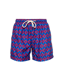 Peninsula Swimwear男士Ponente 几何图案印花泳裤FARFETCH发发奇