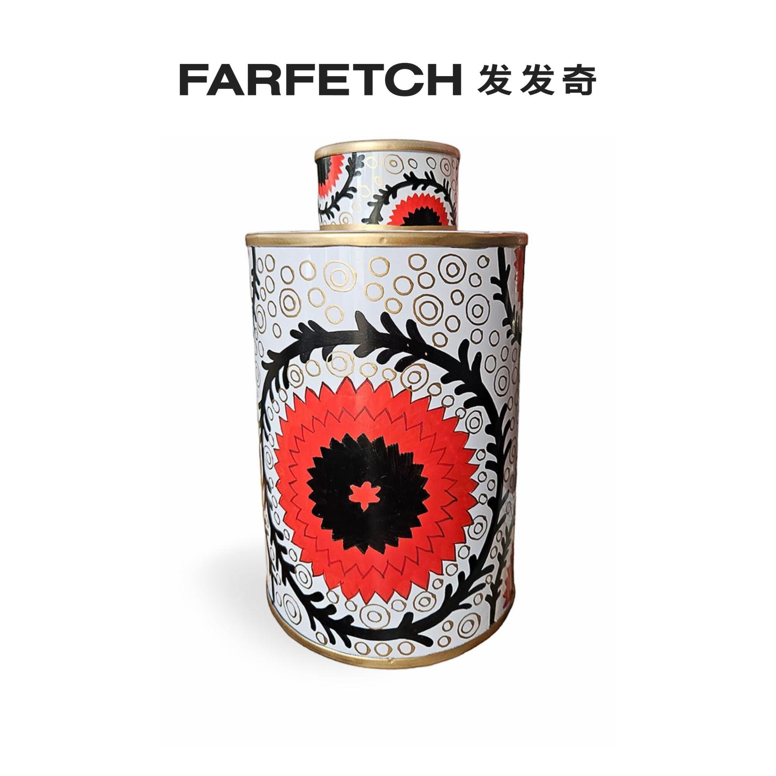 Les-Ottomans men and women universal geometric printed cylindrical vases (25 cm) haired chic-Taobao