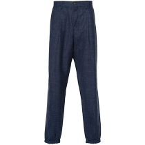 Canali Mens Chambray Wool Blend Trousers FARFETCH