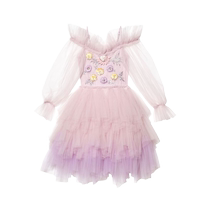 Tutu Du Monde childrens clothing Fleur De Lis tulle dress FARFETCH