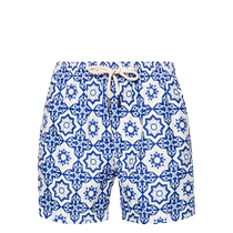 Peninsula Swimwear男士Portofino graphic-print swim shorts