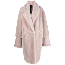 Blancha womens double-sided single-breasted fur one-piece coat FARFETCH