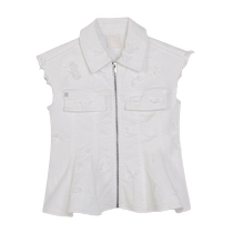 GIVENCHY Givenchy childrens clothing 4G logo distressed effect jacket FARFETCH