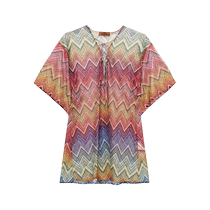 Missoni Womens Zigzag Print Beach Blouse Dress FARFETCH