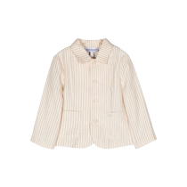 Emporio Armani mani boy dress fine fine striped cotton blend such jacket FAR