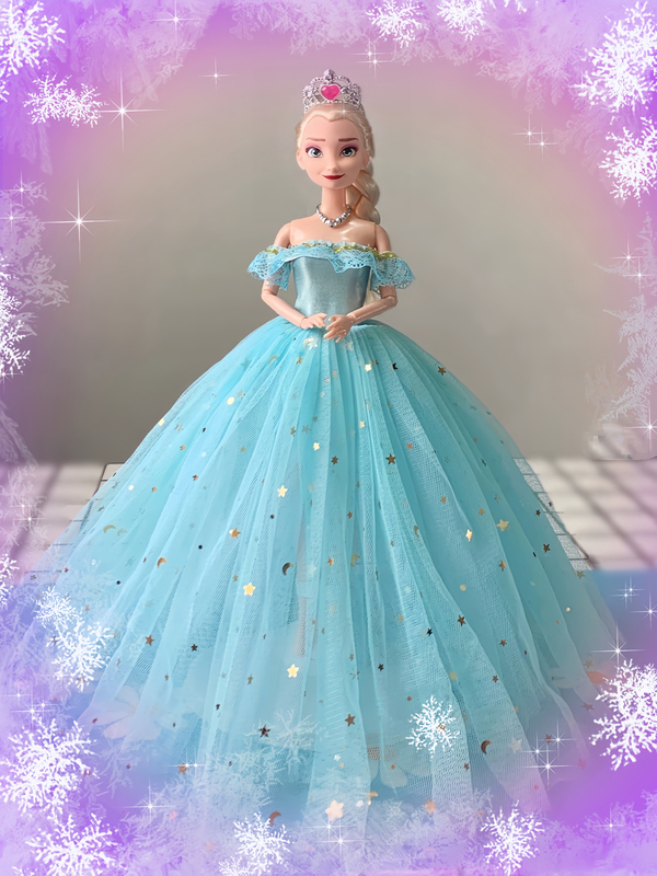 30cm Doll Dress Princess Dress Wedding Dress Elsa Princess Dress Girl Children's Day Gift Toy