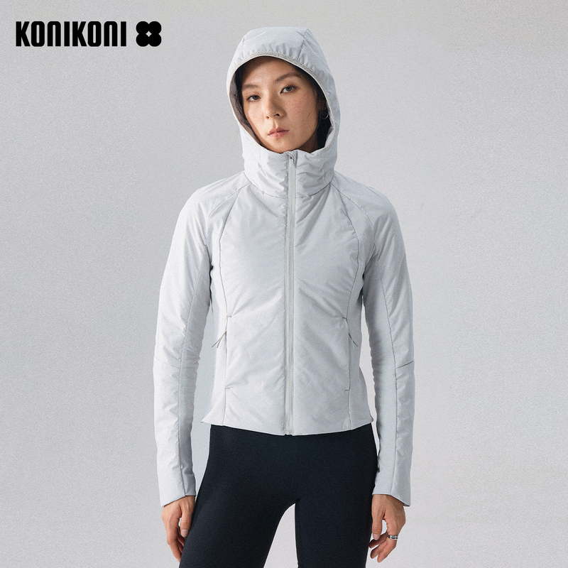 Konikonired Women's Lightweight Cotton Jacket Professional 40g Warm Layer Outdoor Sports Coat Slim Fit Jacket Konikonired Women's Lightweight Cotton Jacket Professional 40g Warm Layer Outdoor Sports Coat Slim Fit Jacket