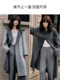 [100% Sheep Wool]Elle Gray Hooded Wool Coat for Women 2025 Winter New Long Wool Coat