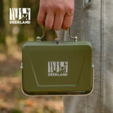 白鹿领地 Мини-складной барбекю, небольшой одиночный гриль для барбекю, бытовой портативный удобный гриль для барбекю на открытом воздухе