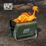 白鹿领地 Мини-складной барбекю, небольшой одиночный гриль для барбекю, бытовой портативный удобный гриль для барбекю на открытом воздухе