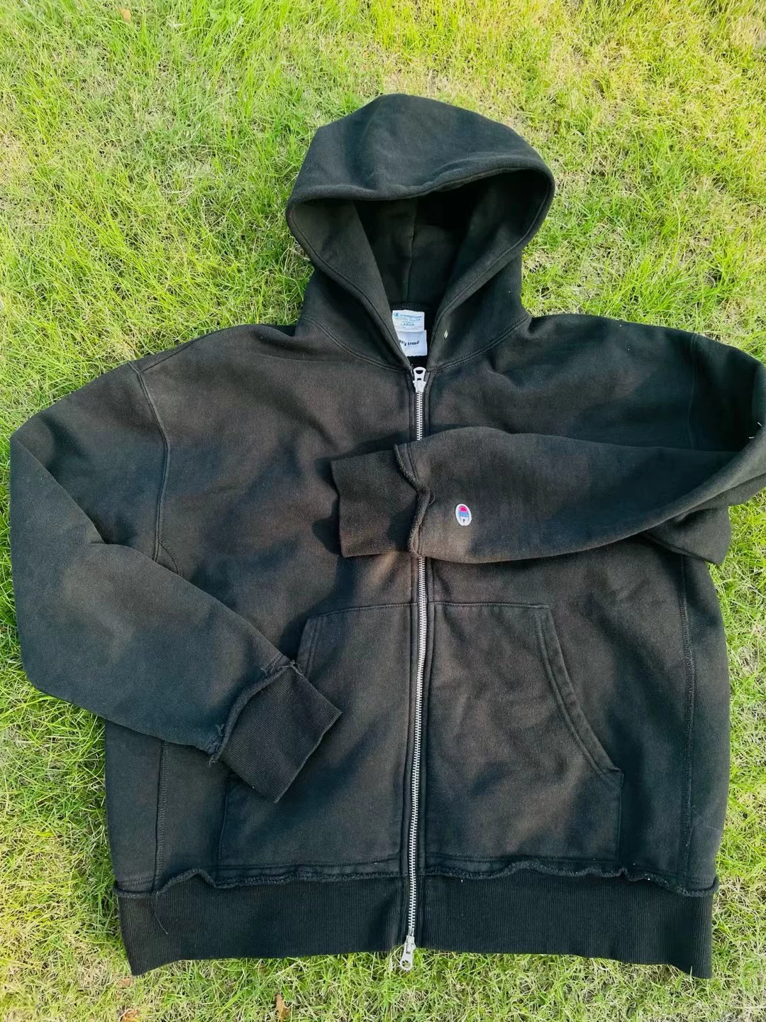 Винтажная толстовка на молнии Champion Mt I & Reverse Weave Line No. 17