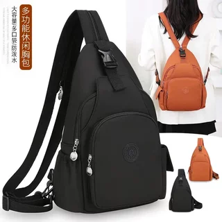 One bag of four backs multifunctional fashion and versatile casual backpack for traveling on the go chest bag for men and women universal shoulder bag