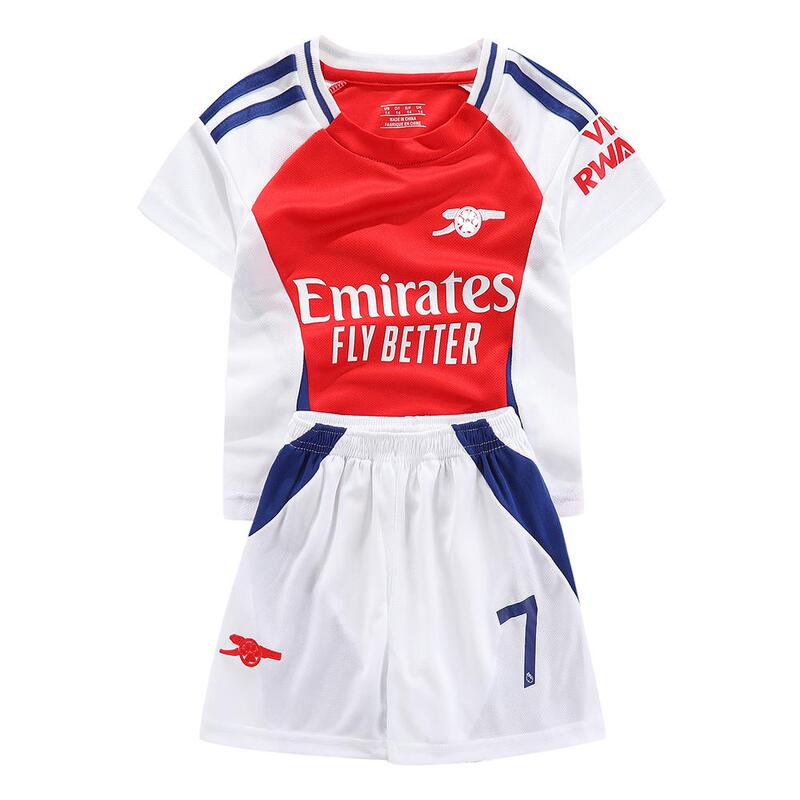 Arsenal Nasaka No. 7 Jersey Kidsren's and Adult's Home and Away Numbered Football Uniforms Red Training Uniform Set Arsenal Nasaka No. 7 Jersey Kidsren's and Adult's Home and Away Numbered Football Uniforms Red Training Uniform Set