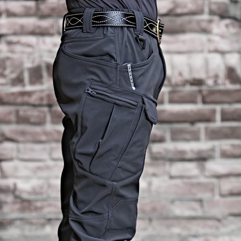 Ruling Officer Tactical Pants Male Autumn Winter Plus Thick Pants Outdoor Work Pants Loose elastic for training camouflak trousers-Taobao